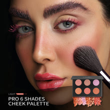 Load image into Gallery viewer, 6 Shades Cheek Colour Palette - Light
