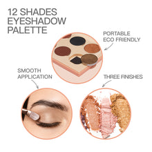 Load image into Gallery viewer, 12 Shades Eyeshadow Palette - Neutral
